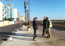 L'Ajuntament de Peníscola millora la seguretat de l'Avinguda Papa Lluna, que discorre paral·lela a la seua Platja Nord