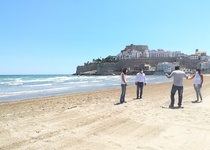 Peníscola es prepara per a l'obertura de les seues platges en la fase 2