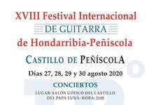Arranca aquesta nit el XVIII Festival Internacional de Guitarra de Hondarribia-Peníscola