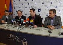 El senador Juan José Ortiz es reuneix a Peníscola amb els alcaldes dels tres municipis