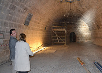 Les obres del castell de Peníscola deixen al descobert el passat medieval de la fortalesa