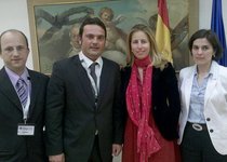 L’alcalde de Peníscola, Andrés Martínez, tracta amb el Ministeri de Medi Ambient el futur port esportiu 
