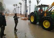 L’Ajuntament de Peníscola coordina serveis i fa balanç del dispositiu d’emergències activat després de la primera jornada de temporal