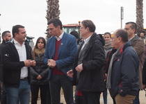 Andrés Martínez demana a Pedro Sánchez l’aprovació urgent d’ajudes d’emergència per recuperar el litoral "com més prompte millor"