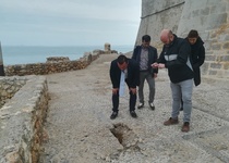 L’Ajuntament de Peníscola sol·licita la col·laboració de la Generalitat en la reparació de la zona de la Porteta