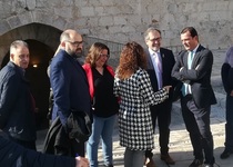 Andrés Martínez proposa a la Diputació Provincial col·laboració per reforçar el Castell de Peníscola com a recurs per a la reactivació turística