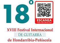 La 18a Edició del Festival Internacional de Guitarra de Hondarribia-Peníscola se celebrarà del 27 al 30 d'agost
