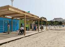 Peníscola amplia el servei de bany adaptat per a persones amb mobilitat reduïda a les dues platges urbanes