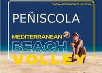 La Platja Nord de Peníscola es prepara per a acollir la Med Beach Volley d'aquesta finalitat de setmana