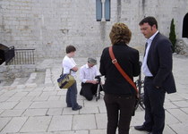 Una productora anglesa roda a Peníscola part del seu viatge per carretera en 3D