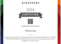 Peníscola se certifica com a Destinació Biosphere en la seua aposta per la sostenibilitat