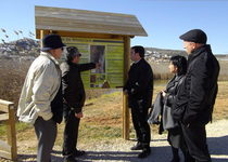 La marjal rep la visita dels responsables de Medi Ambient de la província