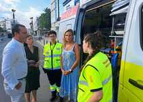 Sanitat instal·la una nova base logística de Suport Vital Bàsic 24 hores per a atendre la població de Peníscola