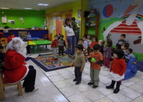 El Pare Noel visita la Ludoteca Municipal