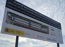 Avancen segons el que es preveu les obres del pàrquing dissuasiu que connectarà amb la Platja Nord de Peníscola