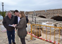 Les obres de restauració de les bateries del Calvari i Santiago avancen segons el previst
