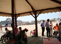 La Platja Nord de Peníscola estrena Punt Accessible