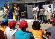 L'Escola d'Estiu rep la visita d'un Ecoparc Mòbil