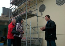 Les obres de la coberta de la llotja del port de Peníscola, acabades al gener