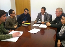 Andrés Martínez rep la plataforma antifracking de les comarques de Castelló