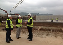 Les obres de la depuradora de Peníscola avancen segons el previst i fixen la data de finalització el setembre de 2015