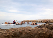 La platja Sud de Peníscola farà promoció del SUP pilates el pròxim 15 de juny