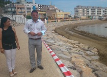 Millores en la platja Sud i en la platja de les Viudes de Peníscola