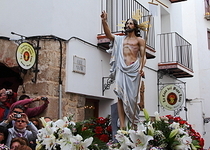 La Processó de l'Encontre tanca els actes centrals de la Pasqua a Peníscola