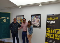 Els paisatges gèlids de la novel·la negra nòrdica inspiren les obres de l’exposició d’art en Peníscola Negra