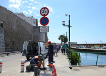 L’Ajuntament de Peníscola posa en marxa la regulació del trànsit en el nucli antic per al període estival 