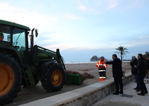 Peníscola torna a la normalitat després del temporal marítim