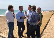 Platges a punt per a la temporada, gràcies a la col·laboració entre totes les administracions